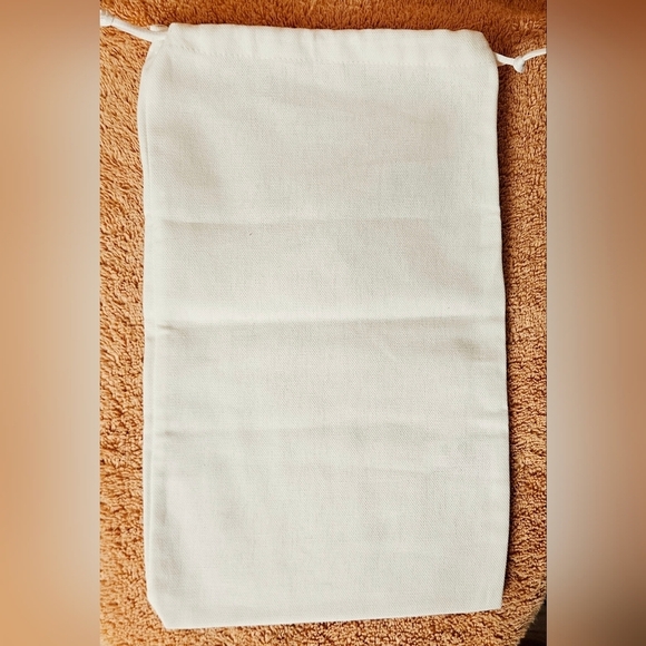 Valentino Garavani White Red Drawstring Dust Bag Cover Pouch Travel Storage Shoe - Picture 3 of 5